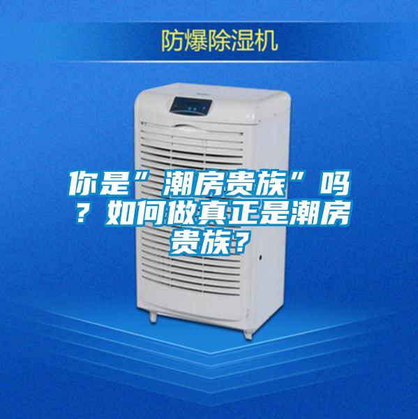 你是”潮房貴族”嗎？如何做真正是潮房貴族？