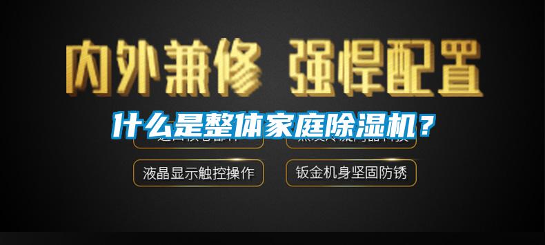 什么是整體家庭除濕機(jī)？