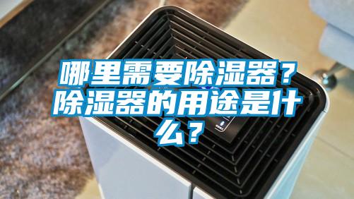 哪里需要除濕器？除濕器的用途是什么？