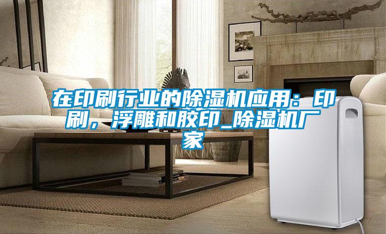 在印刷行業(yè)的除濕機(jī)應(yīng)用：印刷，浮雕和膠印_除濕機(jī)廠家