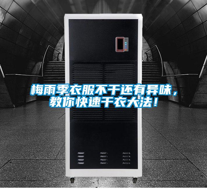 梅雨季衣服不干還有異味，教你快速干衣大法！