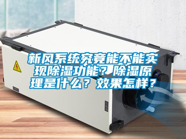 新風(fēng)系統(tǒng)究竟能不能實(shí)現(xiàn)除濕功能？除濕原理是什么？效果怎樣？