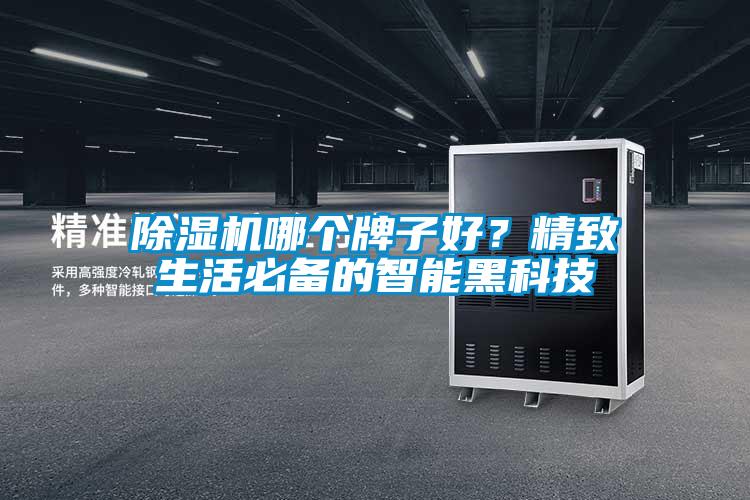 除濕機哪個牌子好？精致生活必備的智能黑科技