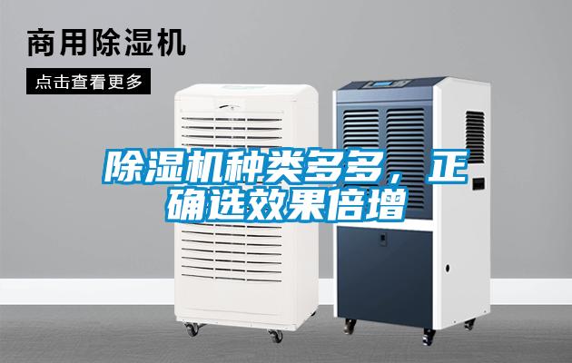 除濕機(jī)種類多多，正確選效果倍增