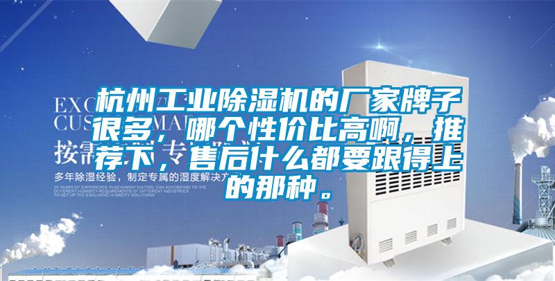 杭州工業(yè)除濕機(jī)的廠家牌子很多，哪個性價比高啊，推薦下，售后什么都要跟得上的那種。