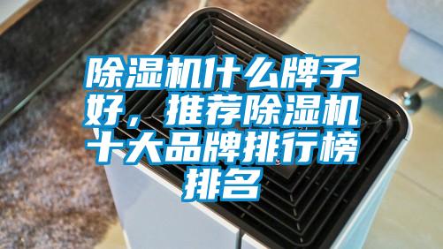 除濕機什么牌子好，推薦除濕機十大品牌排行榜排名