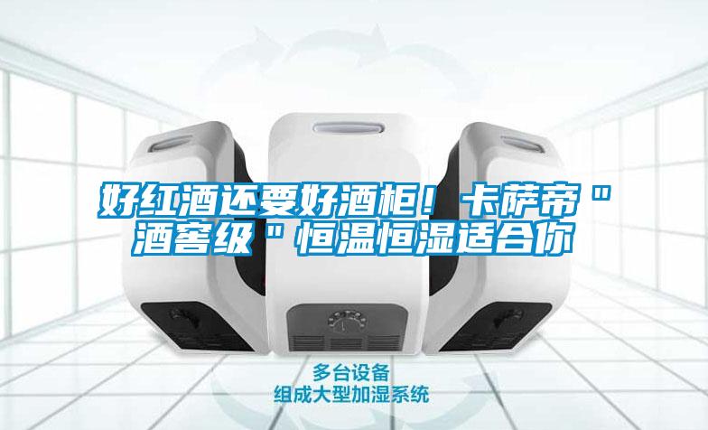 好紅酒還要好酒柜！卡薩帝＂酒窖級＂恒溫恒濕適合你