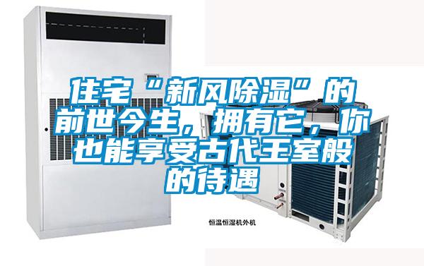 住宅“新風(fēng)除濕”的前世今生，擁有它，你也能享受古代王室般的待遇