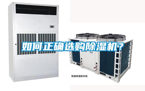 如何正確選購除濕機？