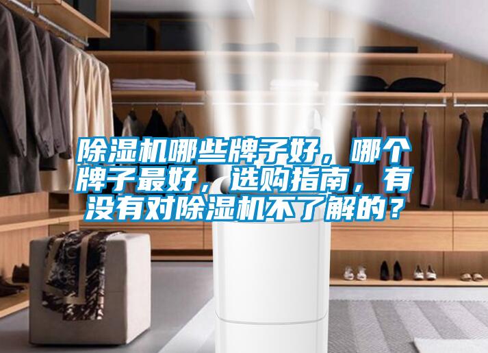 除濕機(jī)哪些牌子好，哪個(gè)牌子最好，選購(gòu)指南，有沒有對(duì)除濕機(jī)不了解的？