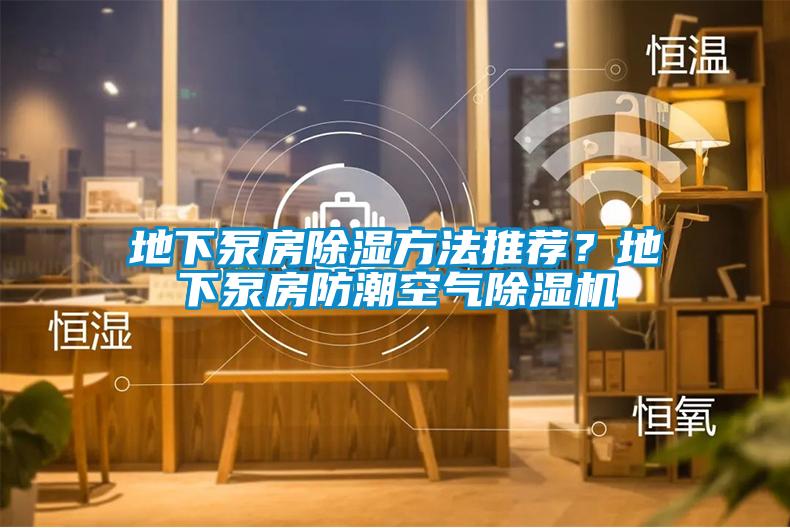 地下泵房除濕方法推薦?地下泵房防潮空氣除濕機(jī)