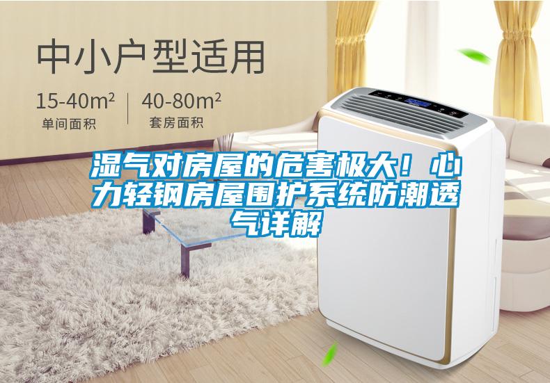 濕氣對房屋的危害極大！心力輕鋼房屋圍護系統(tǒng)防潮透氣詳解