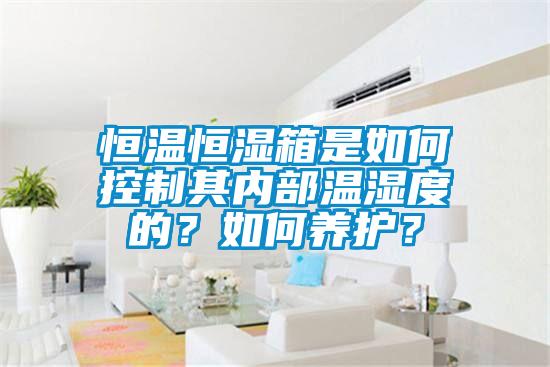 恒溫恒濕箱是如何控制其內(nèi)部溫濕度的？如何養(yǎng)護？
