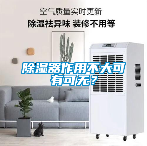 除濕器作用不大可有可無？