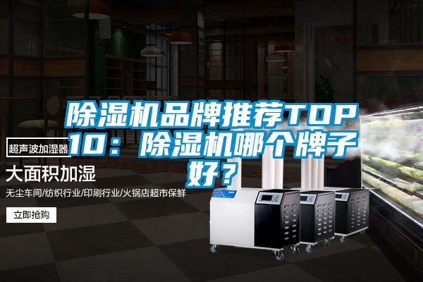 除濕機品牌推薦TOP10：除濕機哪個牌子好？