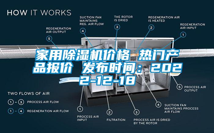 家用除濕機價格 熱門產(chǎn)品報價 發(fā)布時間:2022-12-18