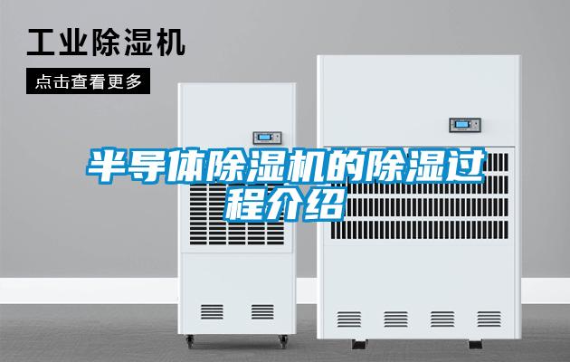 半導(dǎo)體除濕機的除濕過程介紹