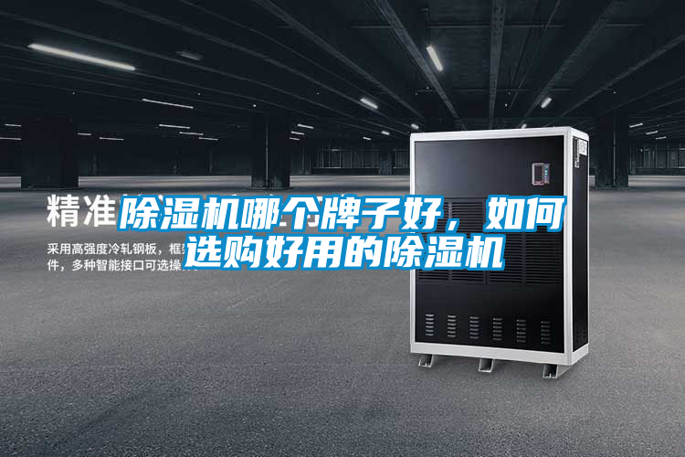 除濕機哪個牌子好，如何選購好用的除濕機