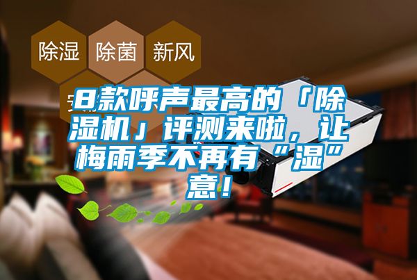 8款呼聲最高的「除濕機(jī)」評測來啦，讓梅雨季不再有“濕”意！