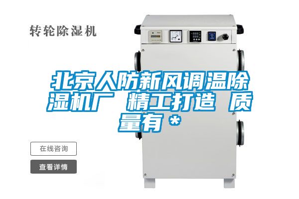 北京人防新風(fēng)調(diào)溫除濕機(jī)廠 精工打造 質(zhì)量有*
