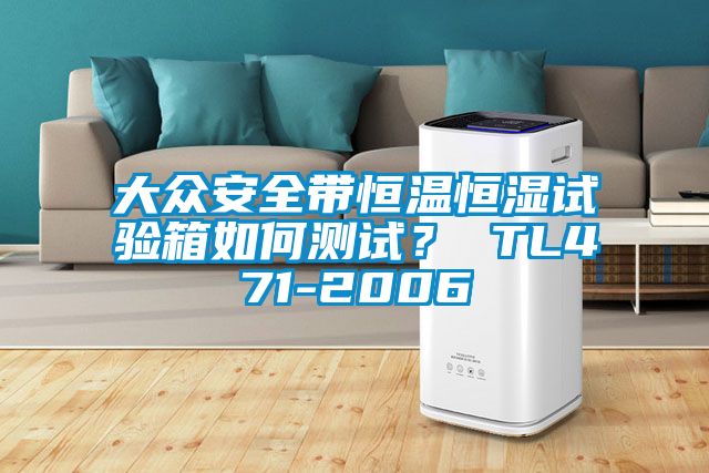 大眾安全帶恒溫恒濕試驗箱如何測試？ TL471-2006