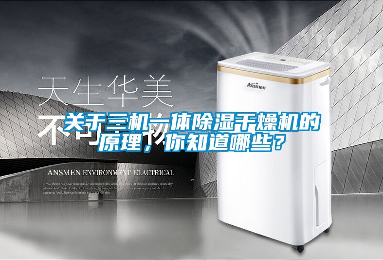 關于三機一體除濕干燥機的原理，你知道哪些？