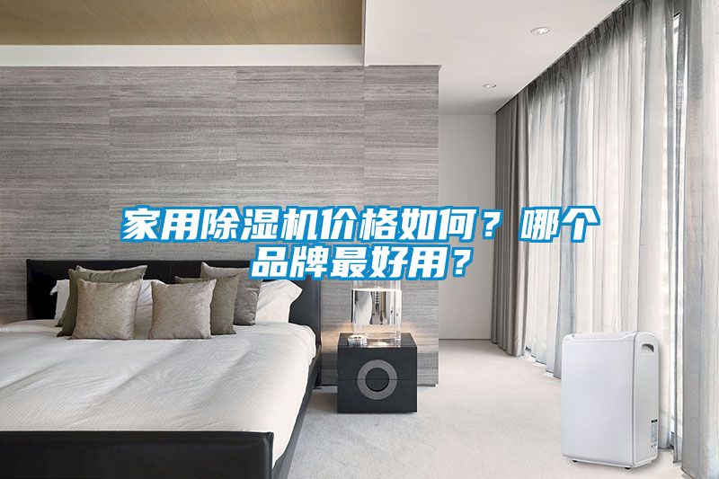家用除濕機價格如何？哪個品牌最好用？