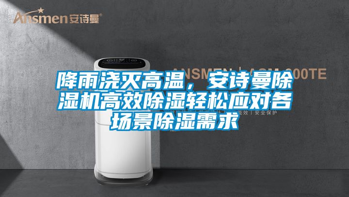 降雨澆滅高溫，安詩曼除濕機高效除濕輕松應(yīng)對各場景除濕需求