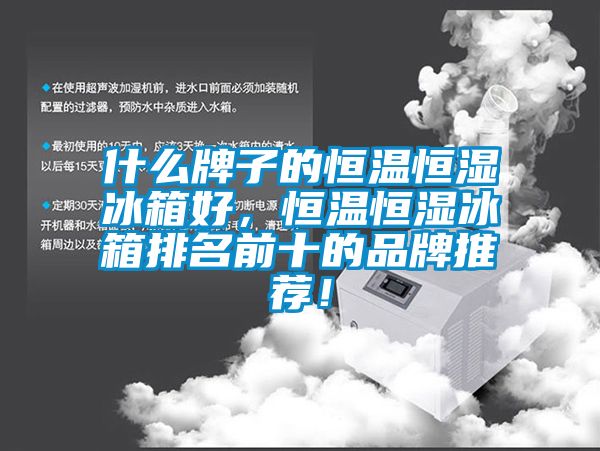 什么牌子的恒溫恒濕冰箱好，恒溫恒濕冰箱排名前十的品牌推薦！