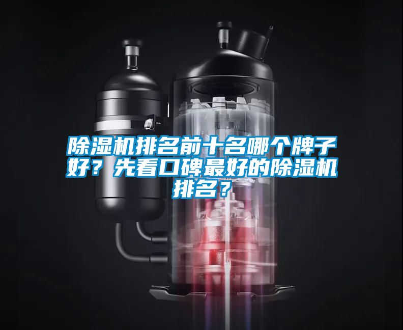 除濕機排名前十名哪個牌子好？先看口碑最好的除濕機排名？